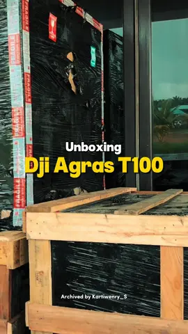 I'm so exited to unboxing your product . thanks Dji, STS, Terra Drone 🤣