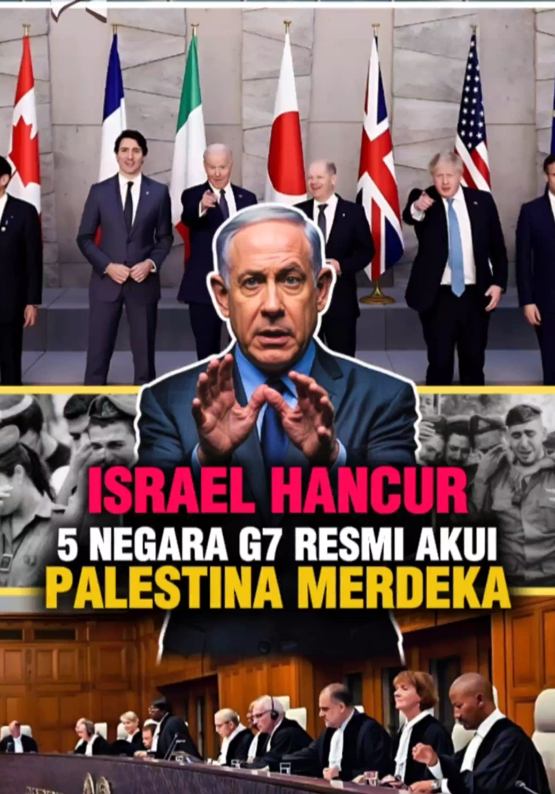 Israel Terpojok‼️ 5 Negara G7 Resmi Akui Palestina Merdeka‼️ Dunia Bergerak‼️