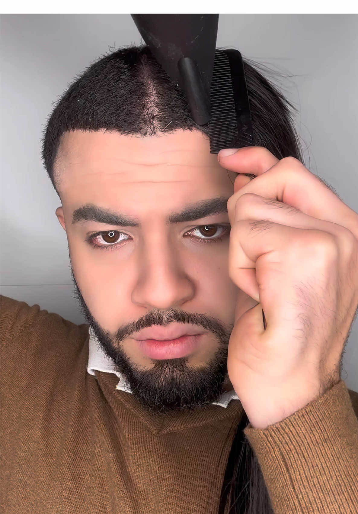 I wanted longer hair ! #hair #hairsystem #hairsystemtutorial #hairextensions #extensions 
