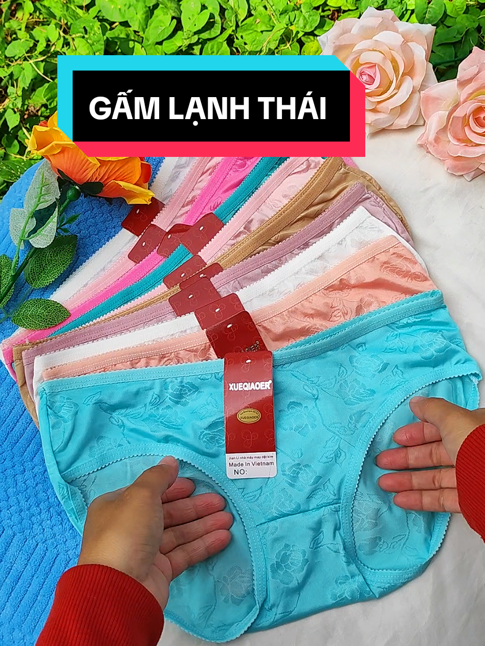 BÀ NÀO 3 THÁNG RỒI CHƯA THAY QUẦN CHÍP THÌ TRANH THỦ NÈ. GẤM THÁI XỊN MÀ RẺ QUÁ RẺ #quanchipnu #dolot #quanchipren #quanchiphoatiet #quanbigsize 