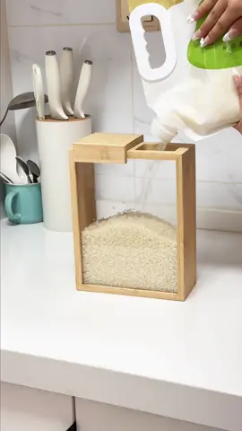 Get your pantry packed in style with this fresh take on kitchen storage 🫙🌾🍚 Bamboo & Acrylic Food Storage: 67638031 #SHEIN #SHEINForAll #saveinstyle #fyp #SHEINhome