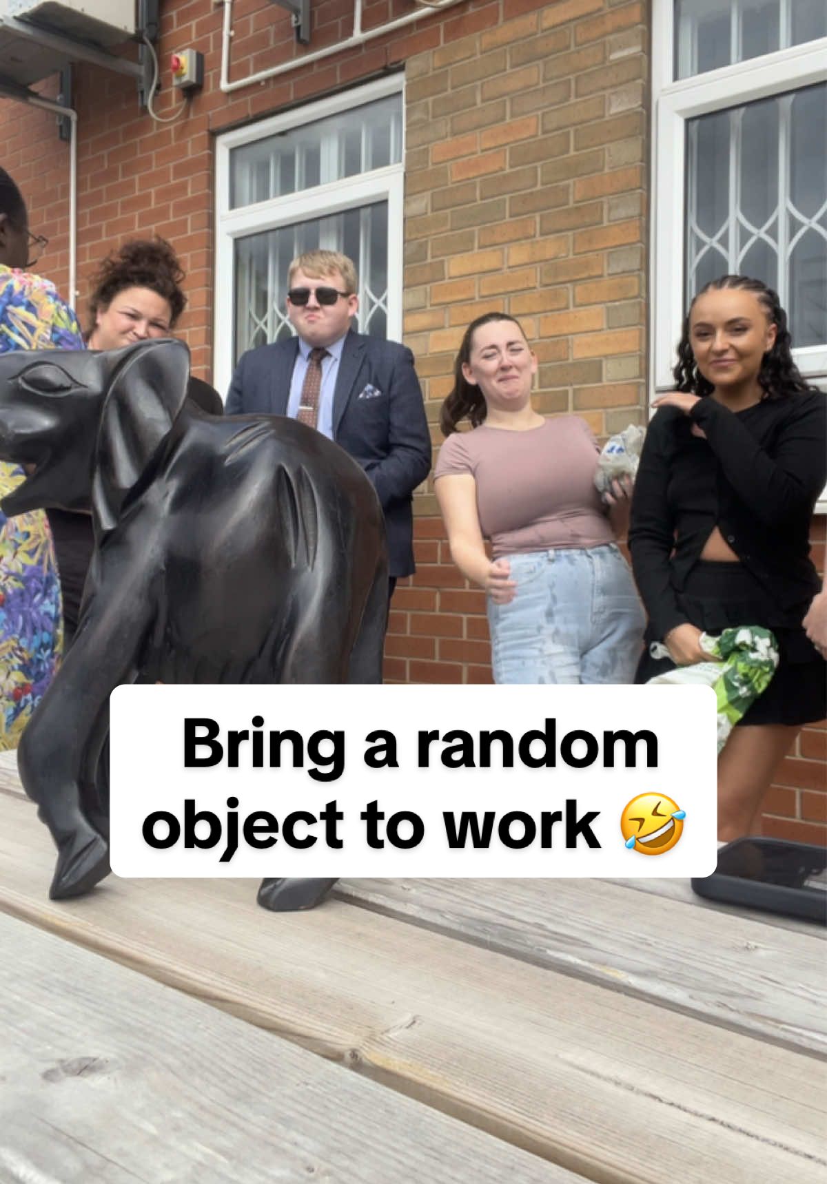 Bring a random object to work  #bringrandomitems #randomitemchallenge #laughingchallenge #randomobject #randomobjectchallenge 
