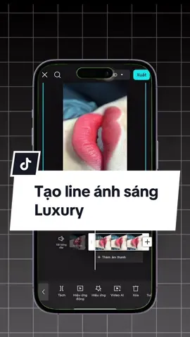 Cách edit video môi, tạo line ánh sáng luxury #pmu #xuhuong #hocphunxam #phunxamtunhien 