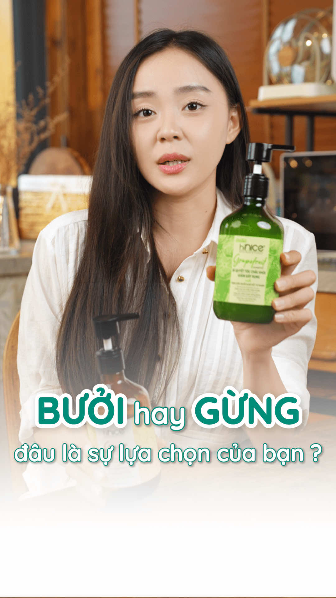 Bưởi hay Gừng, đâu là bộ đôi gội xả mà chị em lựa chọn? #hinice #chamsoctoc #hangviet #haircare #tocviet 