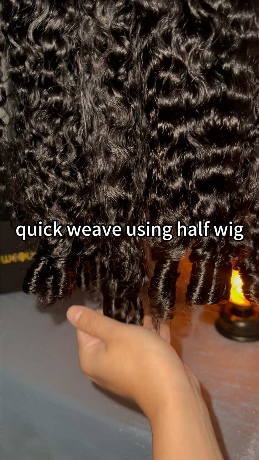 Wequeen new half wig, can do flip over or Fulani braids quick weave, so popular and stock is limited #wequeenhair #wequeenbundles #wequeenhalfwig #halfwig #rushtok2025 
