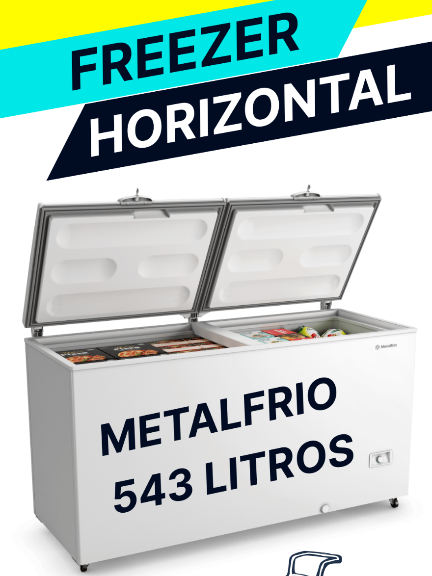 Freezer METALFRIO #freezer #metalfrio #refrigerador #lojista #padaria 