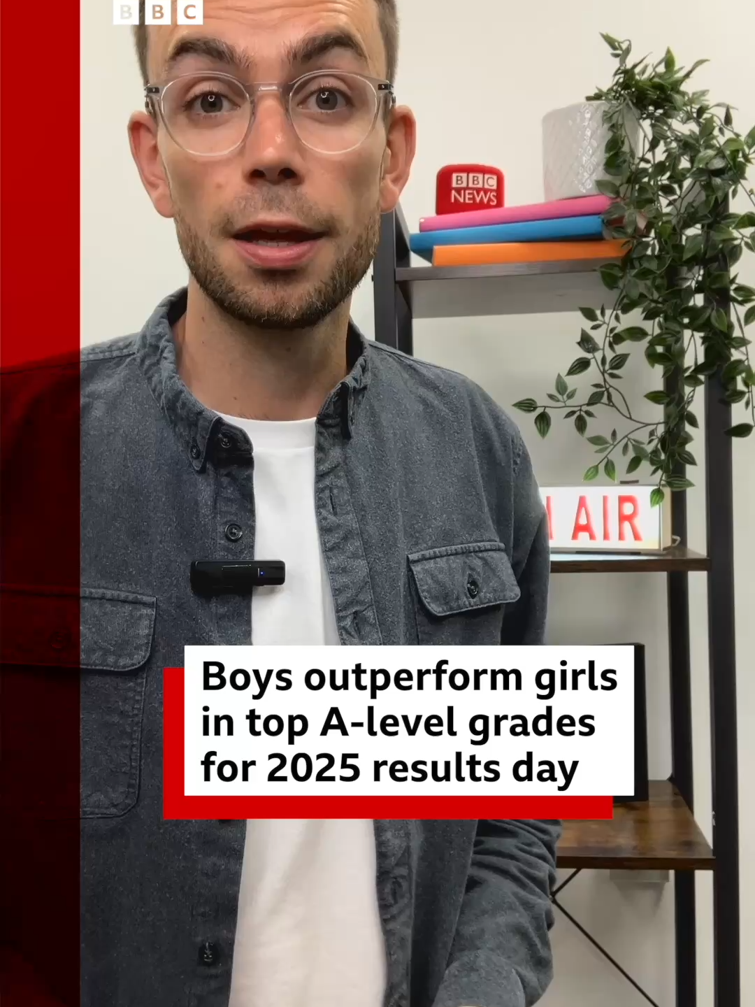 This is the first time in seven years across England, Wales and Northern Ireland that boys have outperformed girls in top A-level grades. #ALevel #ALevelResults #Results #ResultsDay #School #Education #News #BBCNews