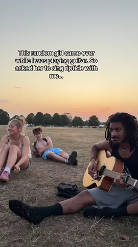 It takes a lot of courage to sing infront of a camera and post it so big up to her. She done amazing and her friends were so kind and well mannered too #vancejoy #riptide 