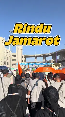 Rindu jamarot walaupun jalan kakai jauh tapi tetap semangat #haji #umroh2024 
