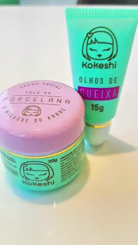 Pele de Porcelana e Olhos de Gueixa Kit Renovadores Faciais Kokeshi #kokeshi 