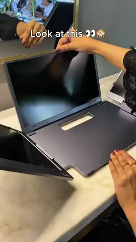 Look at this ahh work from anywhere setup 🙈 #tech #techgadgets #newtech #monitor #wfh #coolfinds #coolgadgets #tech #amazonfinds