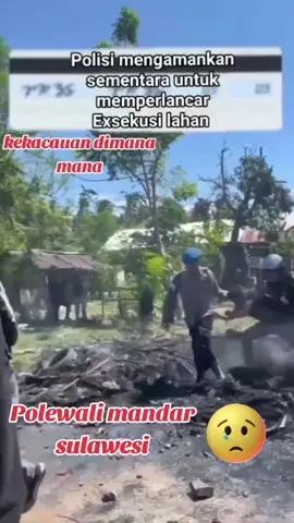 #kekacauan dimana mana sungguh miris dan memilukan rakyat kecil jadi korban#polwali#mandar#sulawesi#fyp 