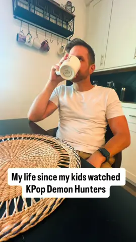 Anyone else? 🎤 tough part is they actually are pretty catchy ;) #kpopdemonhunters #kpop #parenting #parentinglife #trending @Joshyyred @Amber Lynn Harpist 