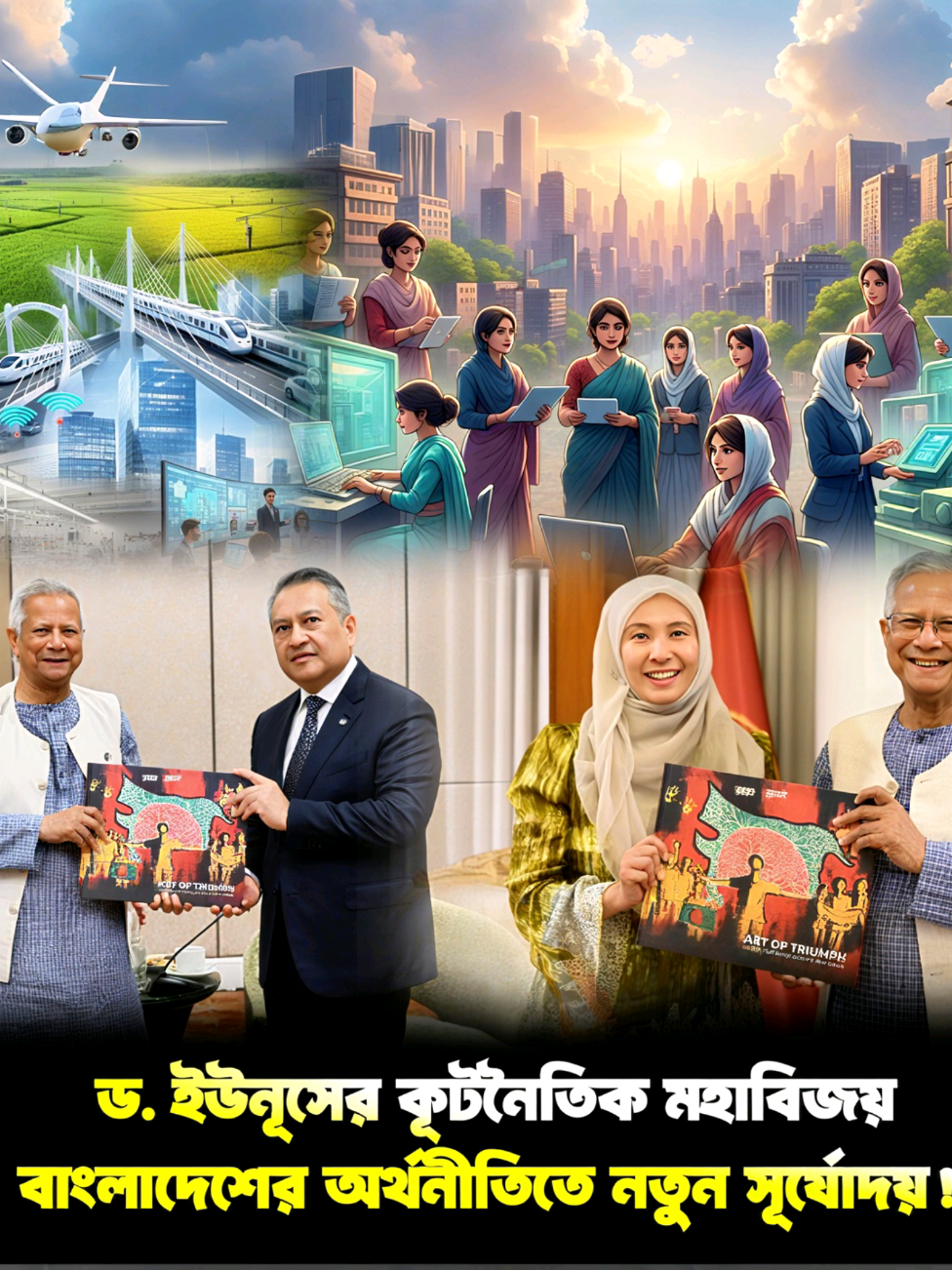 ড. ইউনূসের কূটনৈতিক মহাবিজয় বাংলাদেশের অর্থনীতিতে নতুন সূর্যোদয়