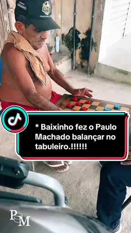 * Baixinho fez o Paulo Machado balançar no tabuleiro.!! #damas #checkers #Шашки #Jogodedamas #aprendadamas