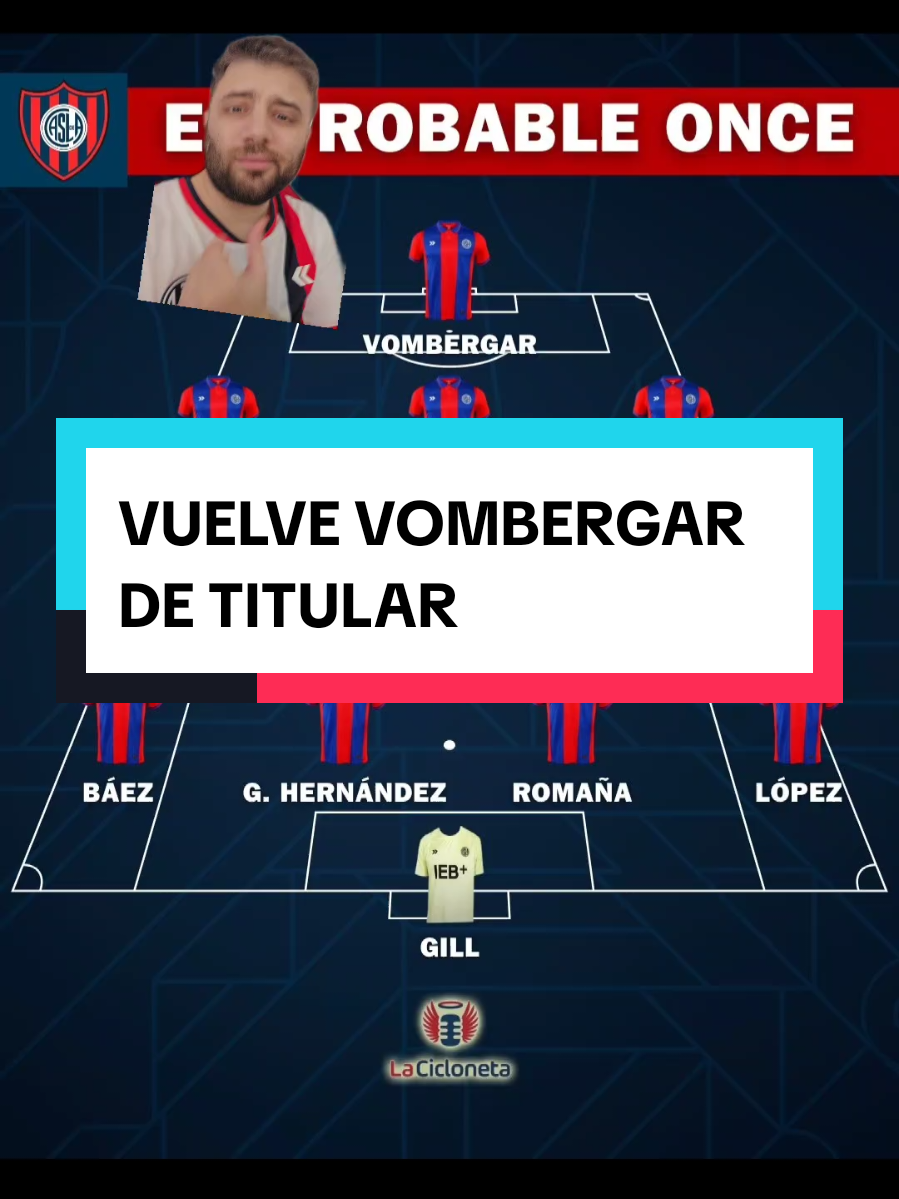 VUELVE VOMBERGAR DE TITULAR #greenscreen #sanlorenzo #cuervo #vombergar 