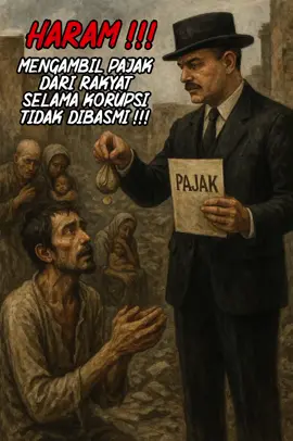 Haram mengambil pajak dari rakyat selama korupsi tidak dibasmi