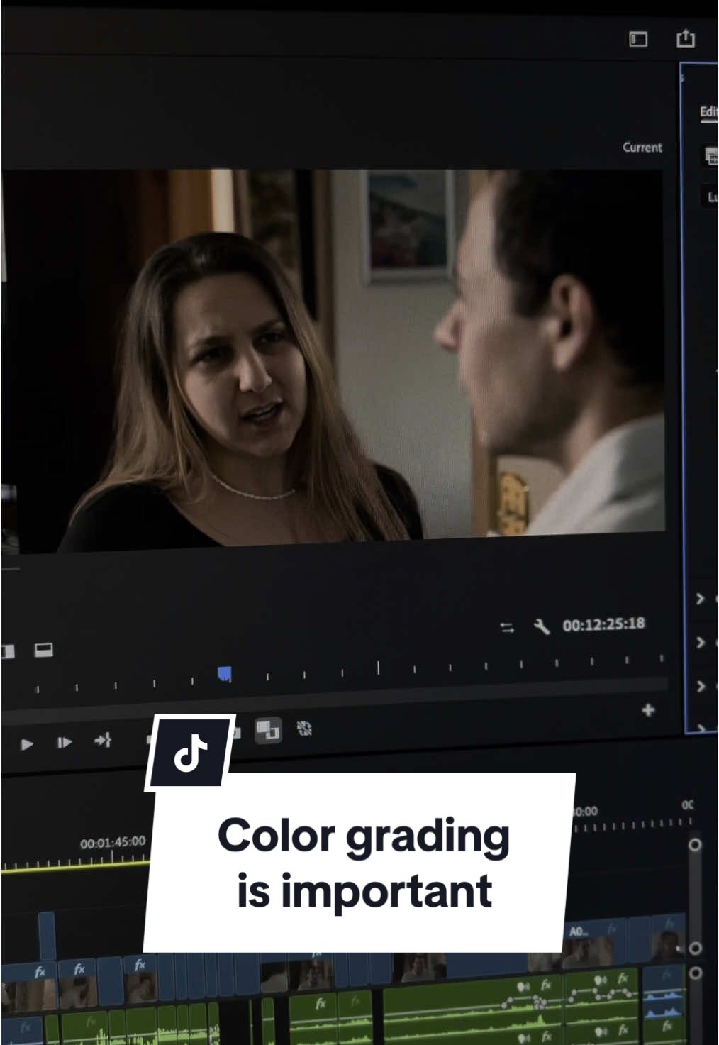 Why color grading is so important 🎨 #fyp #foryou #foryoupage #film #editing #filmediting #editing #editor #editorsoftiktok #filmmaking #filmmaker #filmmakersoftiktok 