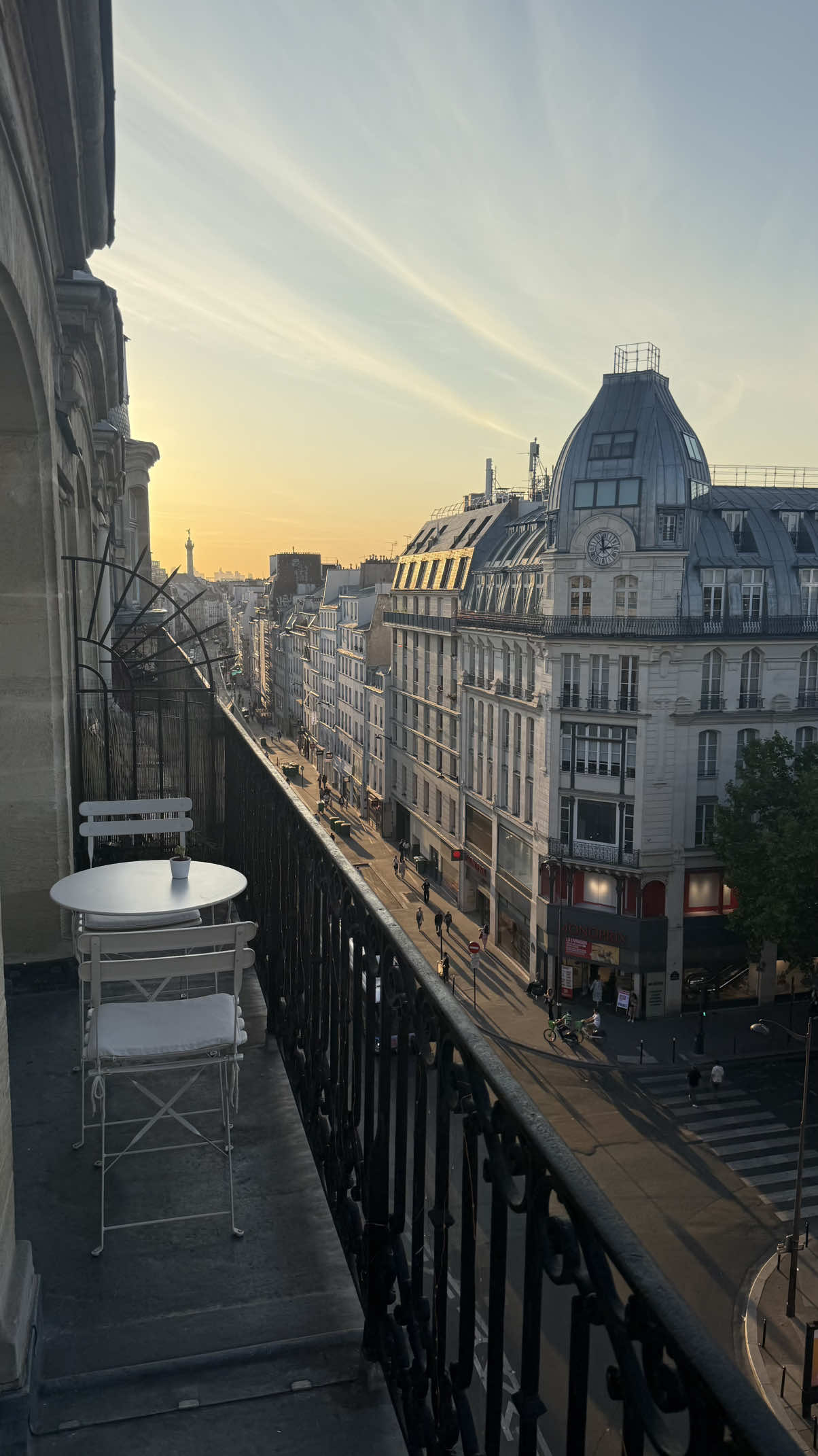 dream balcony in Paris ☁️ 