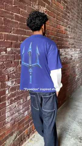 Made this double layered shirt based on the Greek God, Poseidon. 