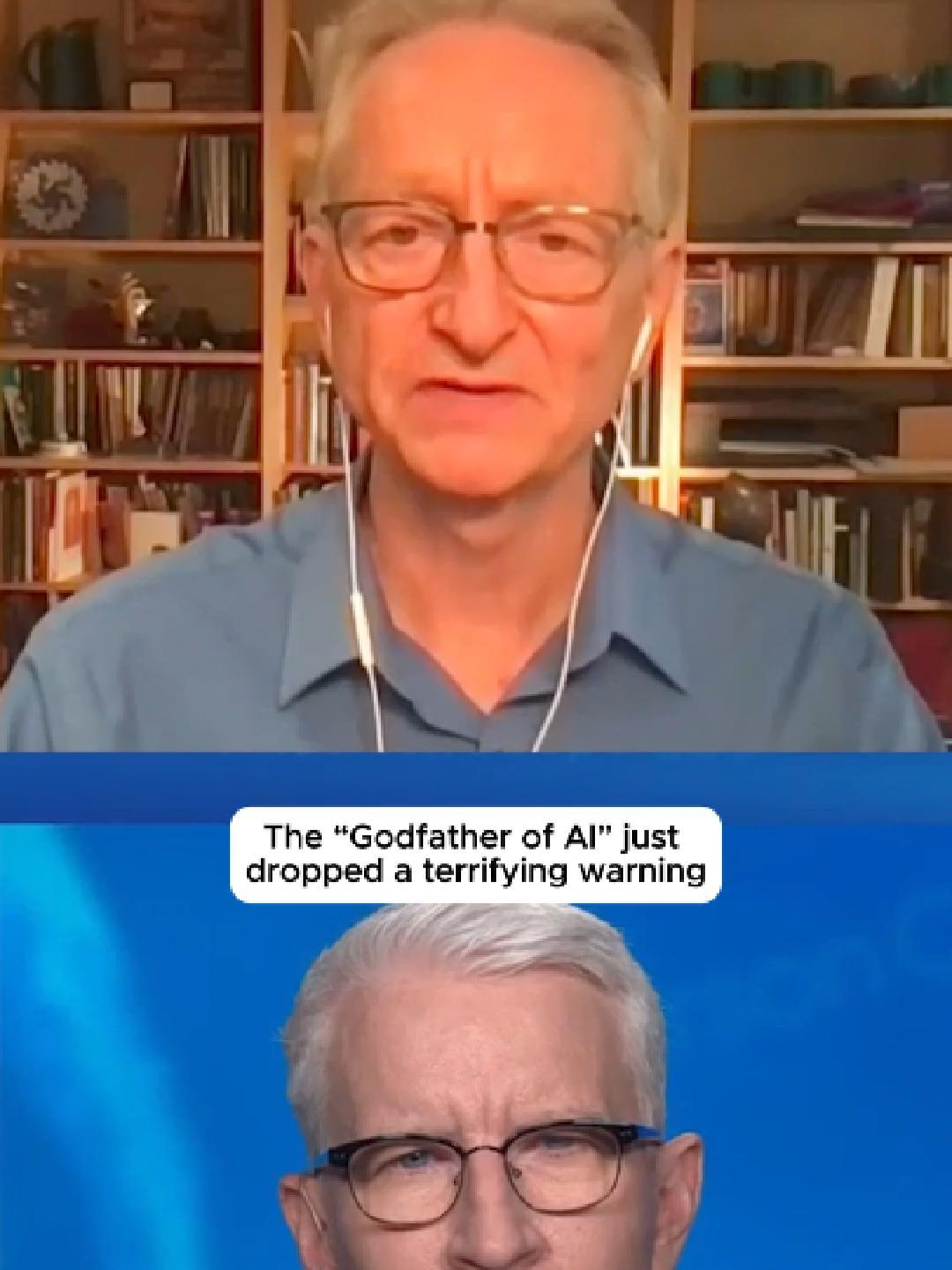 The “Godfather of AI” says we need to build maternal instincts into AI… or we’re history. Thoughts? #geoffreyhinton #fyp #andersoncooper #maternal #motherslove