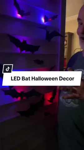 These LED 3D Bats bring the glow-up your Halloween needs 🎃💡👻 Grab yours before they fly away! #HalloweenDecor #LEDLights #SpookySeason #TikTokShopcreatorpicks #tiktokshoplabordaysale #halloweenled #ledbat #halloween 
