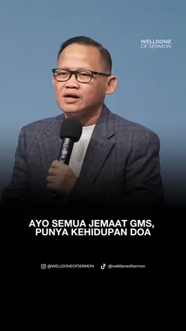 Disarikan dari khotbah Pdt. Judy Koesmanto dalam Ibadah Umum 3 GMS Surabaya Timur pada tanggal 10 Agustus 2025 - Doa Mengubah Segala Sesuatu : Hidup yang Diubah di Ruang Doa. Saksikan versi lengkapnya di Akun YouTube GMS Church. #GMS2SurabayaTimur #GMSChurch