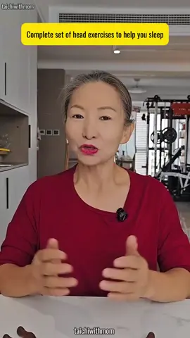 Simple head exercises to improve sleep quality 🌿 Practice anytime—your body will thank you! The comb I use is shared on my page 💖 #HeadExercises #HealthyAging #SleepBetter #HomeExercise #MiddleAgedWellness 