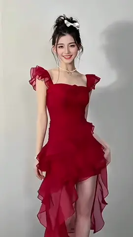 Đầm chấm bi cực xinh đi chơi, đi tiệc sang chảnh #thoitrangnu #vaydam #damthietke #damditiec #myoutfit 