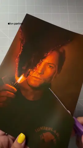🔥I had so much fun as an #applepartner creating these artworks inspired by @appletv's Smoke 🔥, featuring show leads Taron Egerton, Jurnee Smollett, and John Leguizamo. Burning pages are one of my favourite things to work with, and I loved tucking in moments from the episodes to hint at all the twists and turns that built up to this week's wild finale. 🔥 #Smoke #AppleTV #NowStreaming #CollageArt   