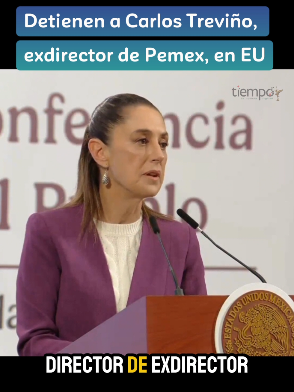 Detienen a Carlos Treviño, exdirector de Pemex, en EU: Sheinbaum