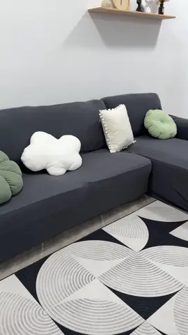 No more ugly sofa covers! #lshapedsofa #sectionalcouch #couchcover #homeessentials #tiktokshopbacktoschool 