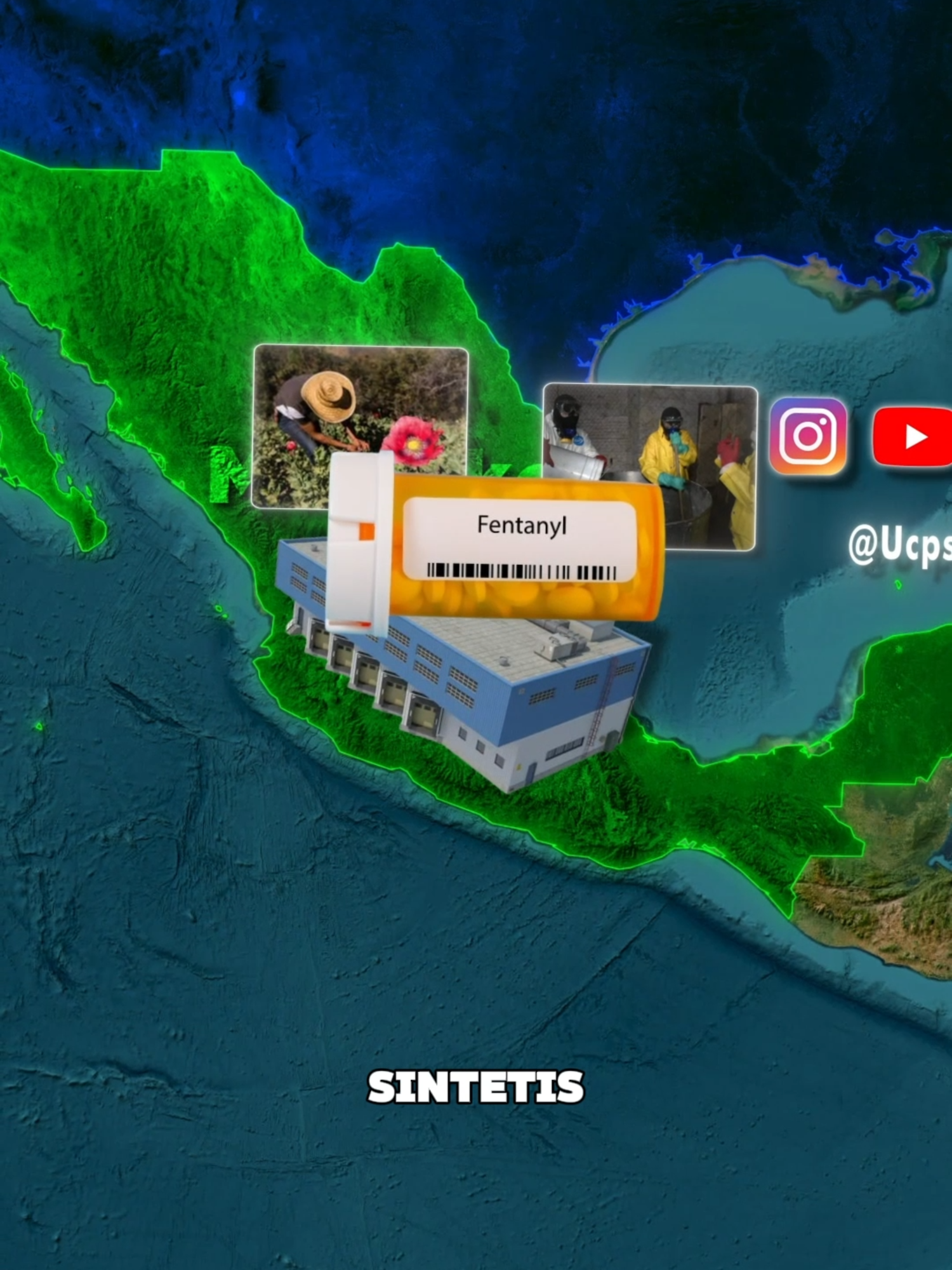 Rahasia Gelap Kartel Meksiko! #fyp #geography #googleearth #animation #maps