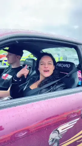 Michelle became Letty and rode in my Silvia🚘 @FuelFest @FuelFest Japan 公式 FAST FAMILY  #fastandfurious #fuelfest #jdm #letty #michellerodriguez 