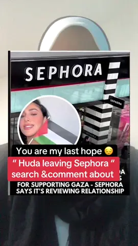 #creatorsearchinsights huda leaving Sephora  #huda #sephora #fyp #viral 