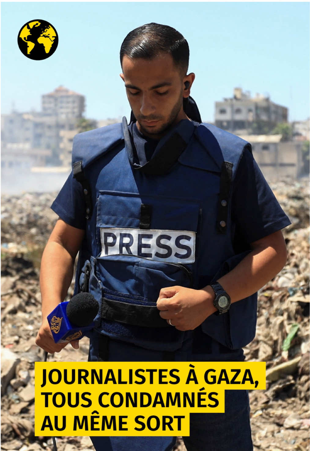 Journaliste gazaoui francophone, trois fois primé au prix Bayeux des correspondants de guerre, Rami Abou Jamous travaille toujours dans l’enclave palestinienne. Au lendemain de la mort de ses confrères d’Al-Jazeera dont faisait partie Anas Al-Sharif, il explique à Courrier international les raisons de leur ciblage par l’armée israélienne. 🎦Léo Maillard et Mélissa David #sinformersurtiktok #gaza #journaliste 