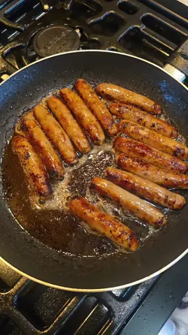 Breakfast sausage time!!! #breakfast #sausage 