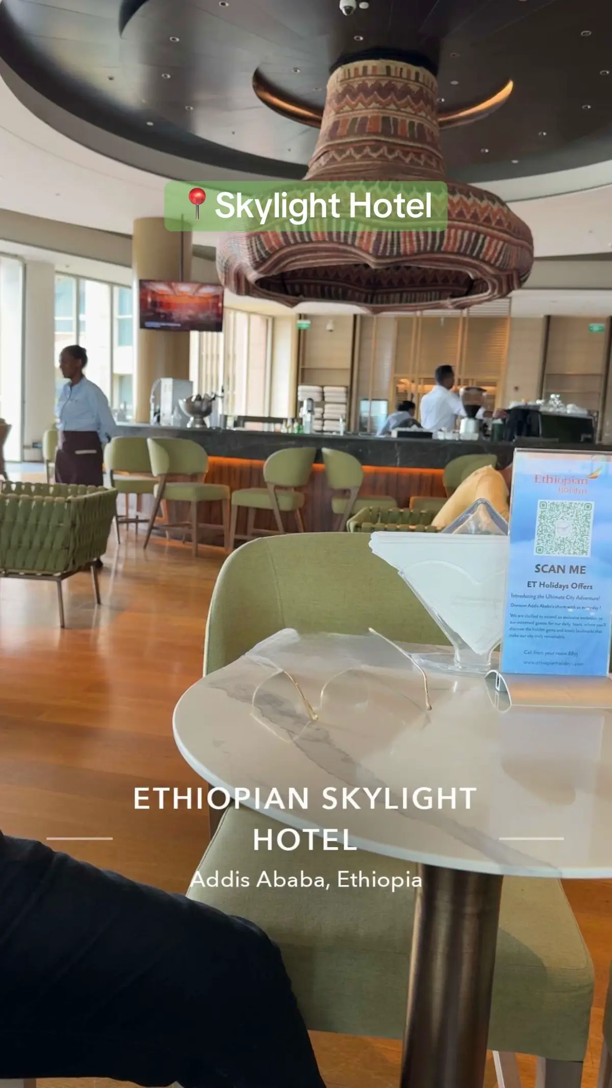I recently went to Skylight, and the experience had its highs and lows. The modern, airy ambiance and natural light created a warm and inviting atmosphere, and the staff were friendly and attentive. I ordered a café latte, which was priced at 590 birr. Unfortunately, it wasn’t much—while it looked nice, the taste didn’t quite live up to the price. It was okay, but nothing remarkable or memorable. Despite that, the overall vibe of Skylight—the stylish setting and welcoming atmosphere—still made it a pleasant place to visit. I would say it’s worth checking out, but don’t expect every item on the menu to be exceptional.
