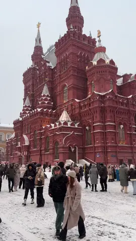 #moscow #snow #موسكو 
