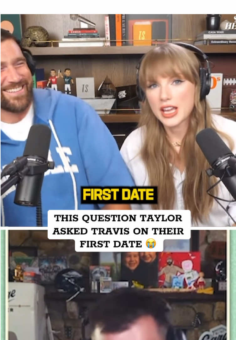 now she knows 😂🫶 #taylorswift #traviskelce #jasonkelce #newheights #nfl (via @New Heights)