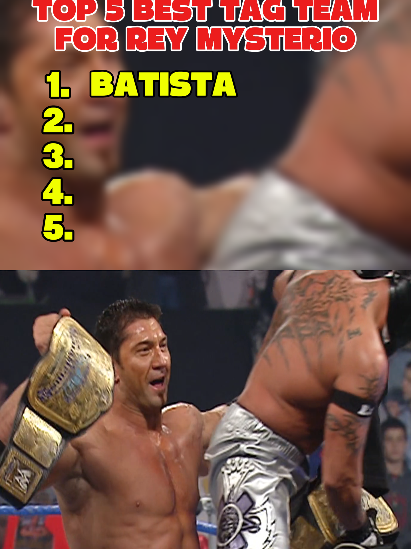 Top 5 Best Tag Team For Rey Mysterio #WWE #wweraw #wwefan #wwetiktok #wwesmackdown #wwefans #wwechallenge #fyp #fypシ #foryoupage #brocklesnar #randyorton #codyrhodes #romanreigns #johncena #WrestleMania #sethrollins #wweuniverse #cmpunk #therock
