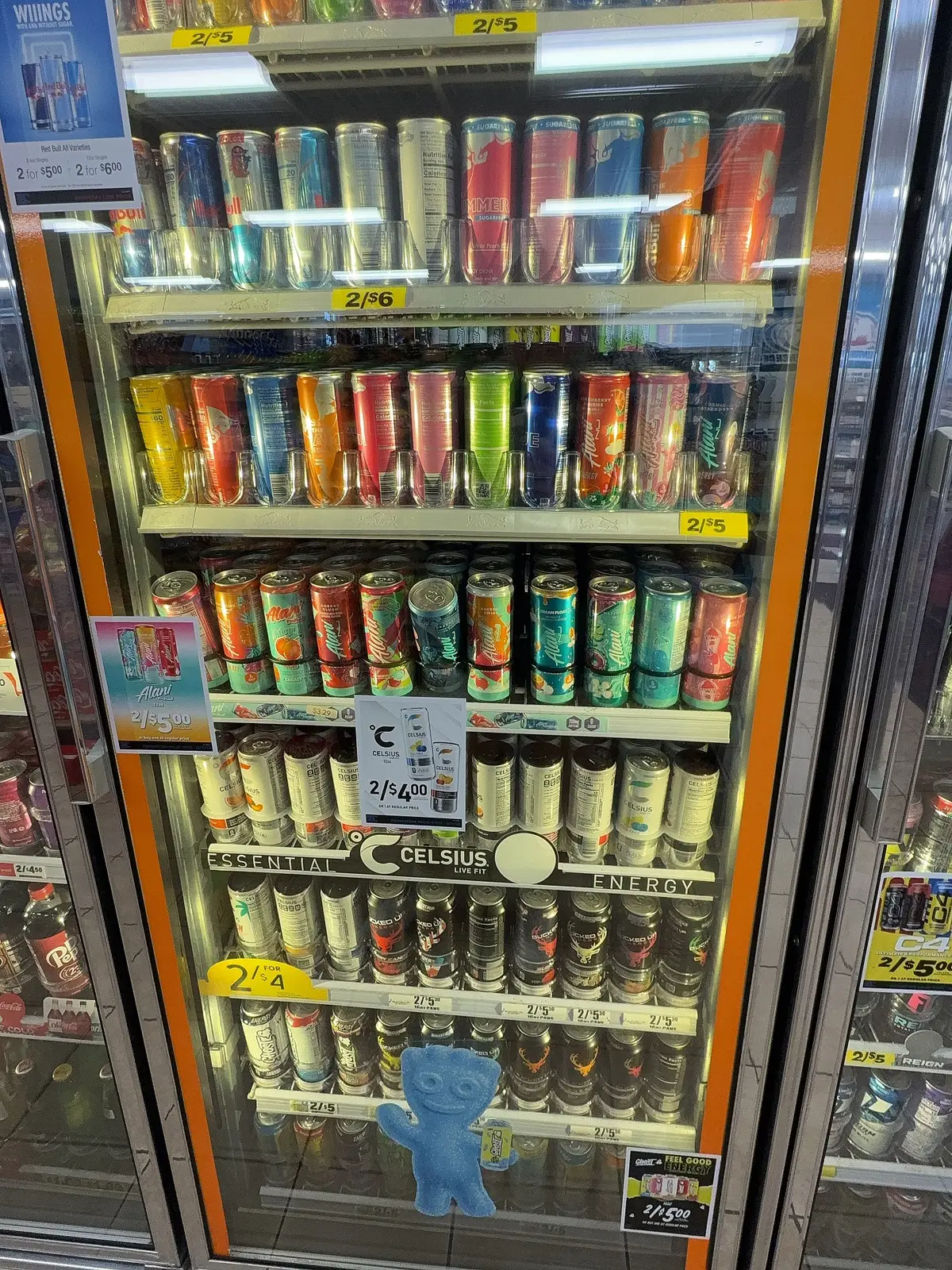 taking an energy drink break once i go back to school i’m in denial 