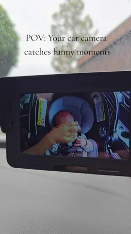Gotta love little kids #carcamera #babymonitor #carbabymonitor 