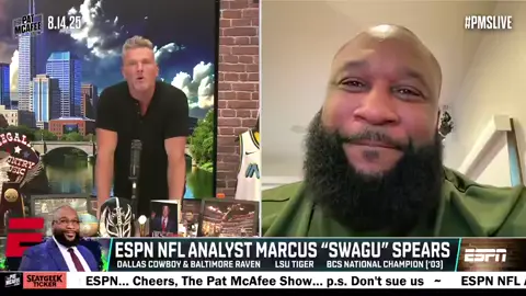 You’re CRUSHING it @mspears96 👏 #PMSLive #espn #nfl #football 