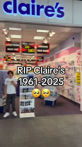 From generations of fun, to just a core memory 🥺 #claires #liquidation #fyp 