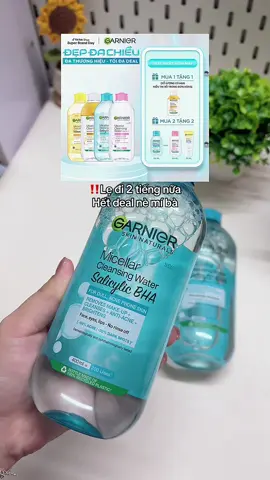 Nước tẩy trang Ganier ✨#nuoctaytranggarnier #ganier #depdachieu #tiktokfind 