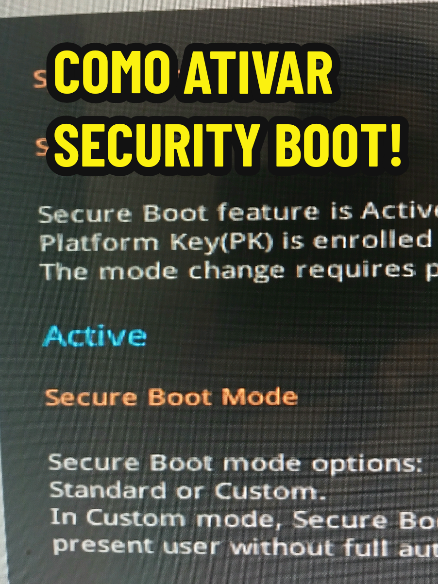 Secure boot windows 11!! #securityboot #secureboot #windows11 #fyp 