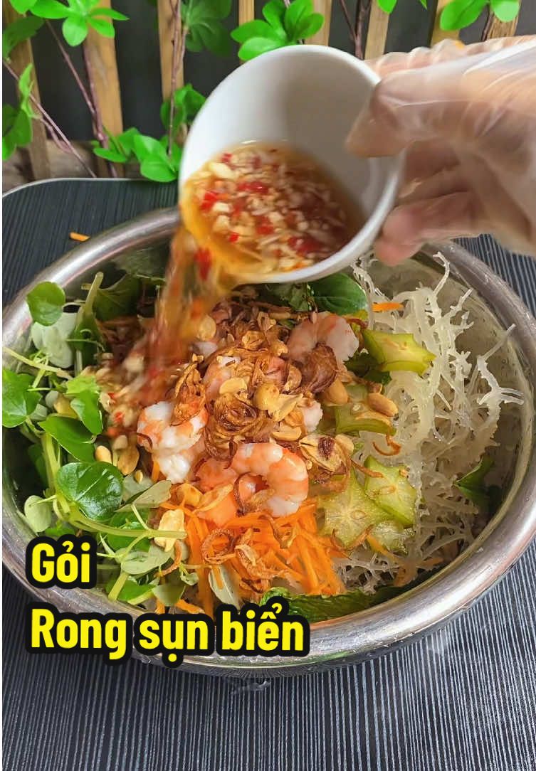 Rong sụn biển , ăn vừa mát lại giúp đẹp da, đẹp dáng 1 cách tự nhiên  #foodreview  #rongsun  #rongsunbien  #honghariviu  #viral 