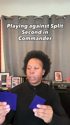 Playing against Split Second in Commander 🤫  #tabletopjocks #mtgtiktok #mtgcommander #magicthegathering #mtghumor 