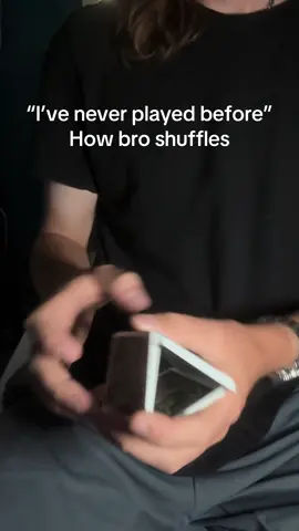 I’m not letting bro shuffle #cardistry #magic #fyp 